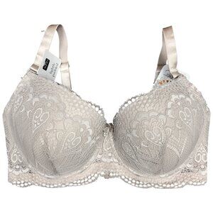 NWT Women's RENE ROFE Lightly Padded‎ Lace Underwire Bra #B27095 | Size 36DD